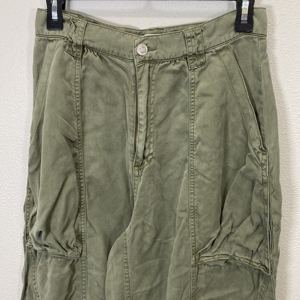 Urban outfitters pants cargo green jogger wide - Picture 2 of 12